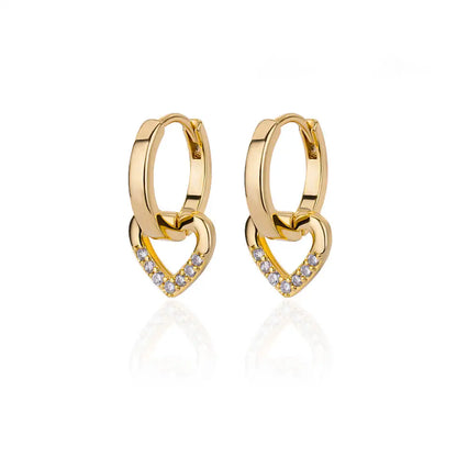Round Heart Earrings